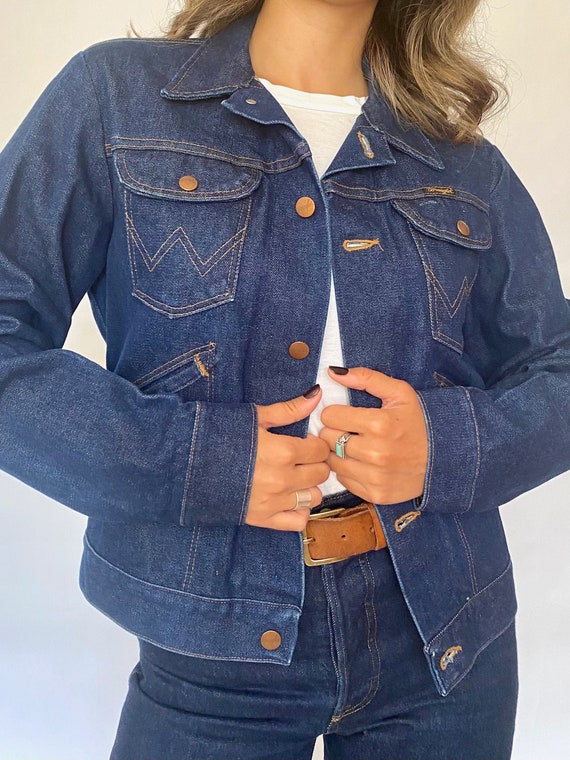 Vintage 70s Wrangler No Fault Denim Jacket - Etsy