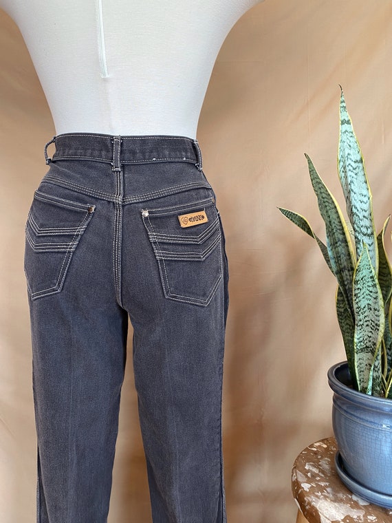 Vintage Gitano Washed Black Denim Jeans