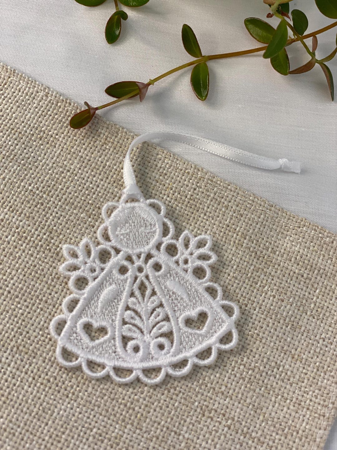 Embroidered Lace Angel Ornament: Dutch Folk Art Style, 2.25" - Etsy