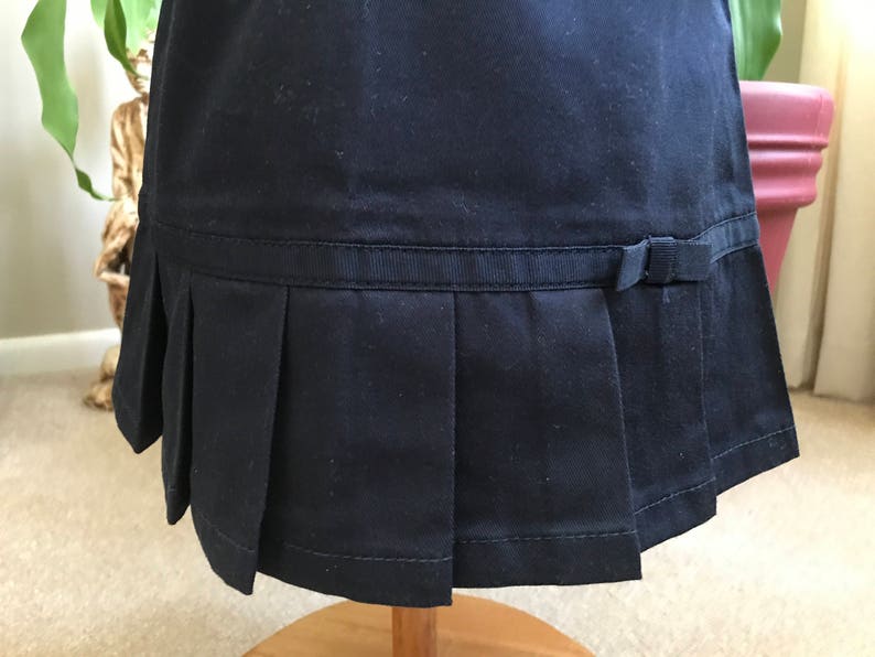 Size 3T Navy Blue Jumper/dress With 3 1/2 Inch Pleated Skirt. I Added ...