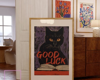 no: 123, Cat Digital Wall Art Print, Funny Cat Poster, Cute Kitten Illustration, Cat Lover Gift, Cat Wall Decor , cat lover gifts, cat quote