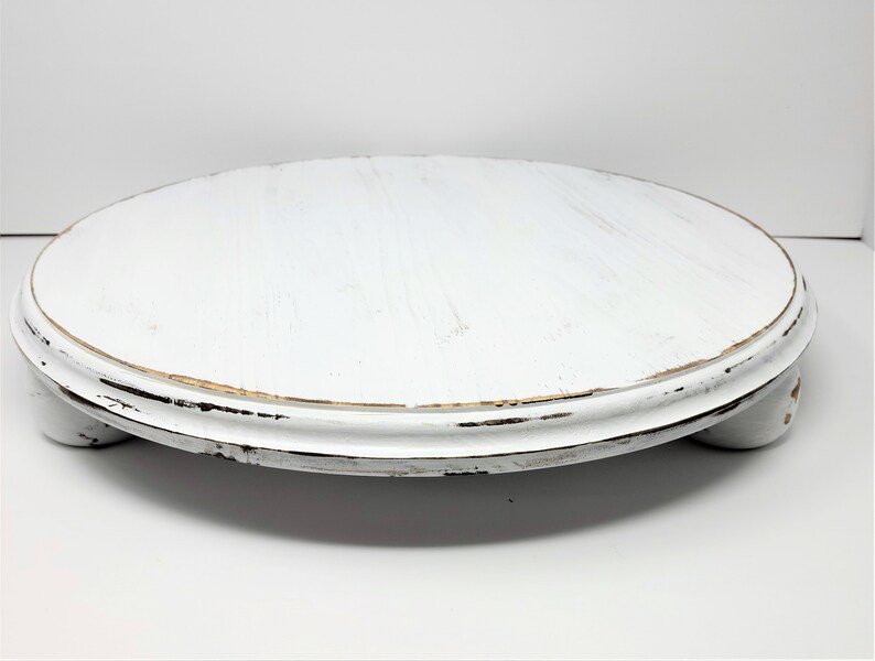 Wood Riser Stand Round Farmhouse Riser Fall Riser Tray Wood Etsy