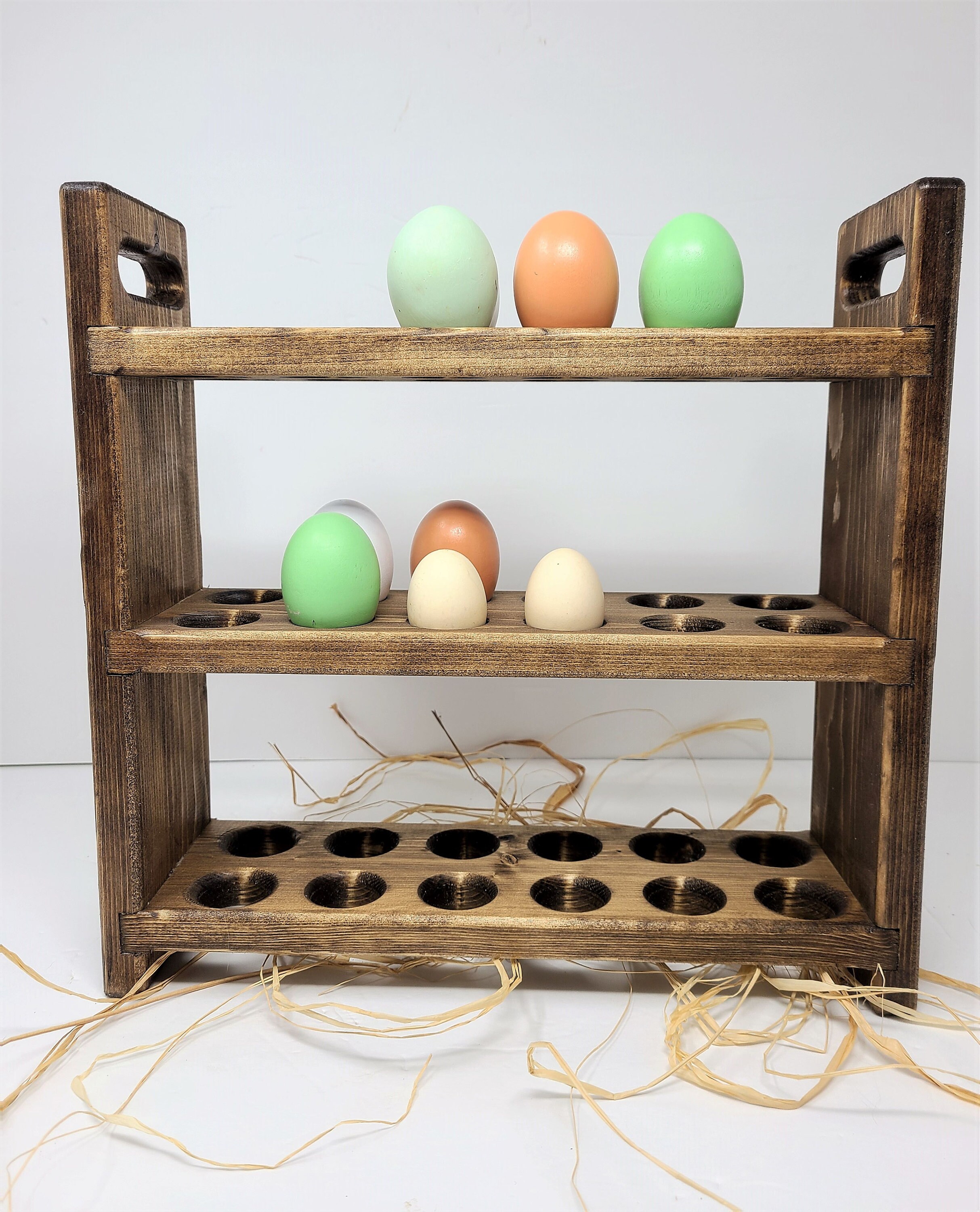 Farmhouse Egg Rack Egg Storage Kitchen Countertop Fresh Egg - Etsy