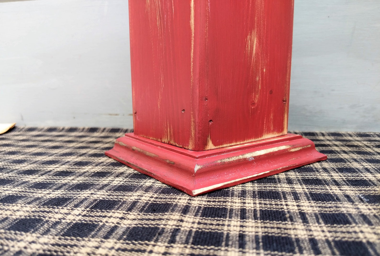 Rustic Candle Holder Farmhouse Candle Holder Wood Candle Etsy