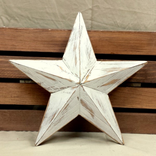 Rustic Wood Star, Tree Topper Star,  Christmas Decoration, Farmhouse Tree Topper