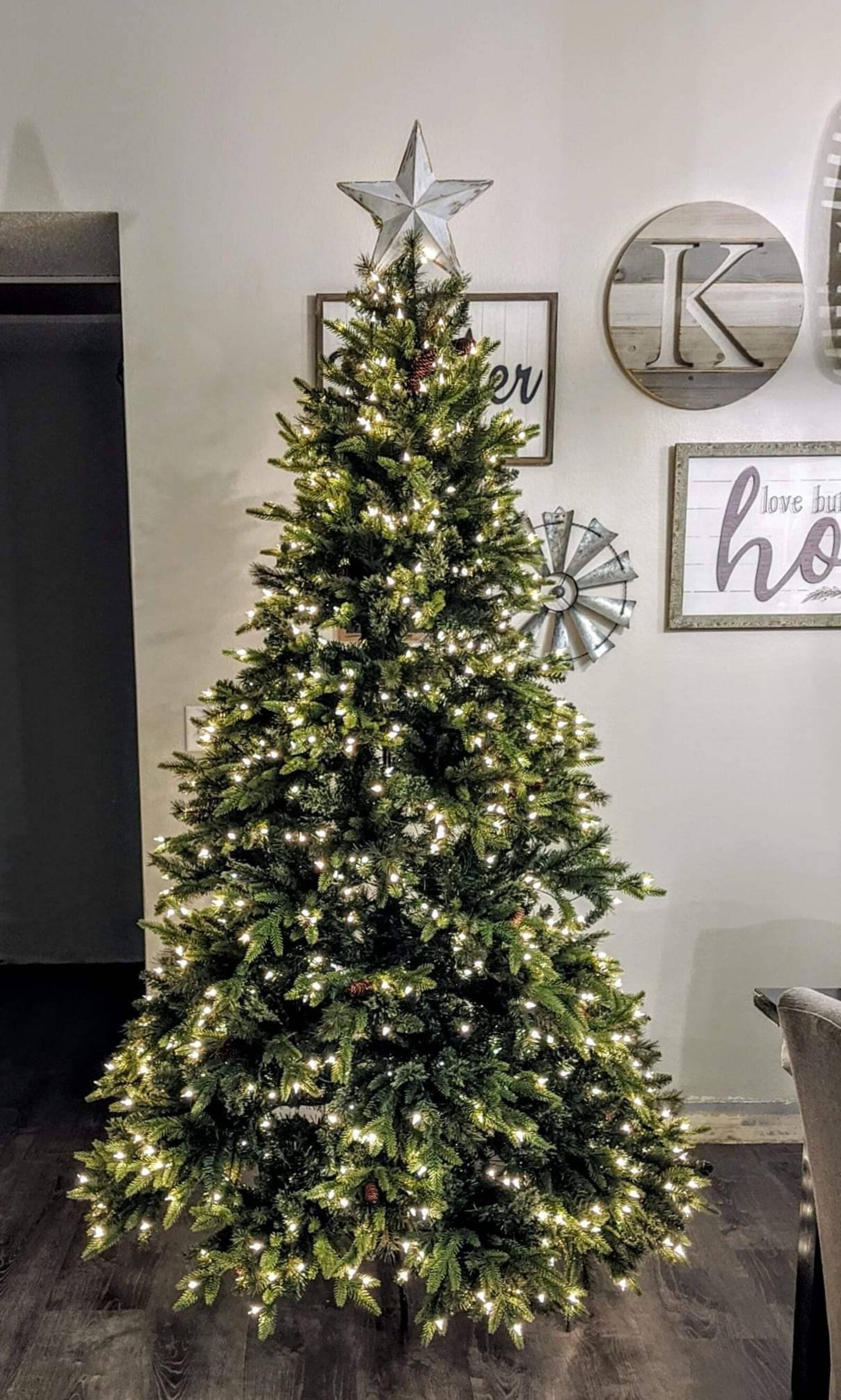 Christmas Tree Topper Farmhouse Tree Topper Rustic Wood Etsy