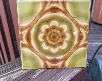 Villeroy & Bosch NOS vintage tile . M C M vibes