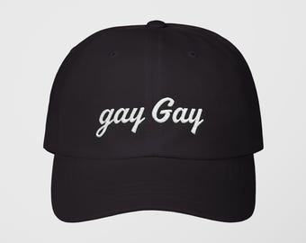 Embroidered Dad Cap, LGBT Pride Hat, Gay Pride Accessory, Rainbow Pride Baseball Cap, LGBTQ Headwear, Queer Fashion Cap, Novelty Gifts