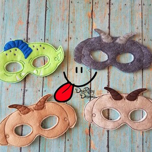 3 Billy Goats Gruff, mask, pretend play, read aloud, gift for teacher, gift for her, gift for him, preschool, pre-k, character mask