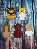 Wild Things finger puppets