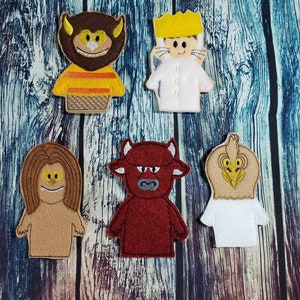 Wild Things finger puppets