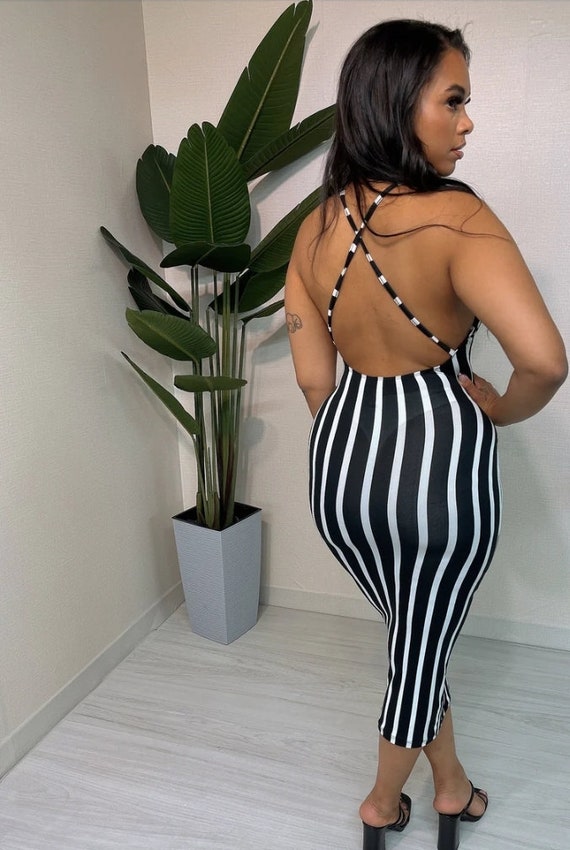Bodycon Midi Dress - Etsy