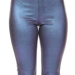 Metallic blue pants
