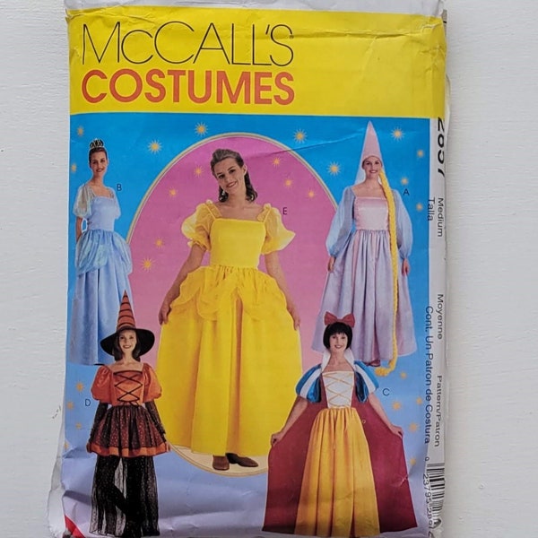 Patron De Couture McCALL'S M5906 Costume Enfant Princesse - Tailles 3 à 8 Ans