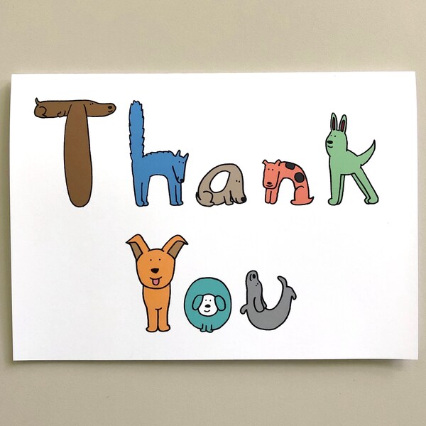 Dog Thank You - Etsy