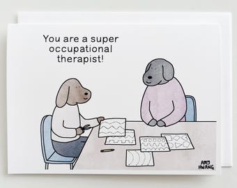 Occupational Therapist Dog Card - 5x7