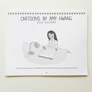 2026 Calendar - Cartoons by Amy Hwang