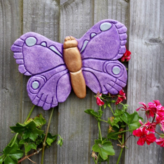 Violet Erfly Stone Wall Decor Home And Garden Ornament Gift Violet Erfly Stone Wall Decor Home And Garden Ornament Gift Idea Cornwall