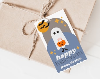 Halloween Party Favor Tag, Editable Halloween Favor Tag, Halloween Gift Tag, Halloween Birthday Party, Printable Party Favor Tag, Halloween