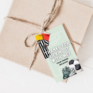 Soccer Birthday Party Favor Tag, Soccer Thank You Tag, Thank You Tag Template, Soccer Birthday Party, Editable Soccer Favor Tag, Soccer