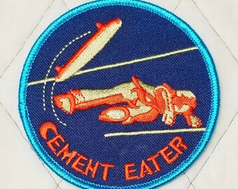 Street Dept Logo Uniform Patch Vtg Unused Orig Retro 80s Skateboarding Iron On