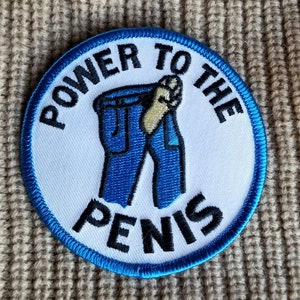 Never Waste A Boner Funny Iron-on (Or Sew-on) Embroidered
