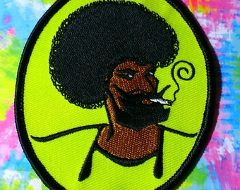 Vintage 1970's Zig Zag Guy Embroidered Patch 4" X 3"