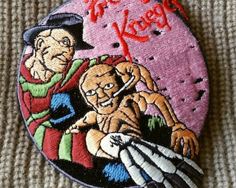 Freddy Krueger Nightmare On Elm St. Embroidered Iron On Patch 4 1/4" X 3 1 /2"