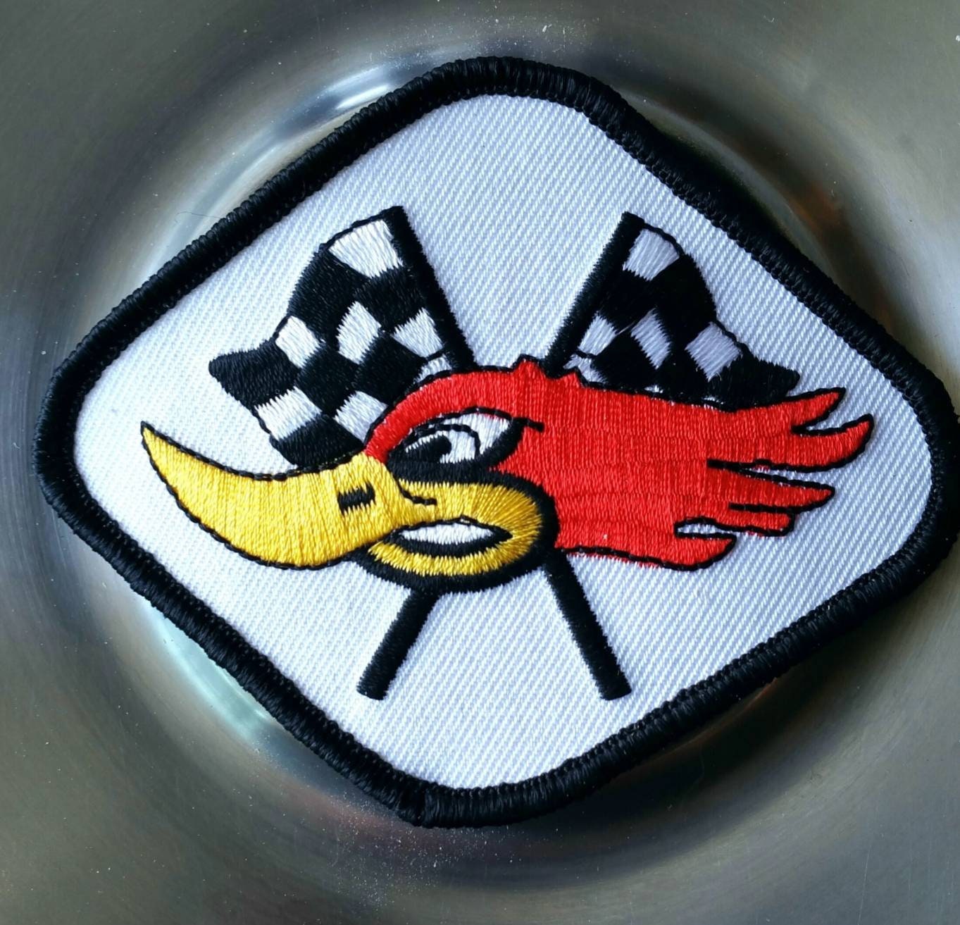 Classic Racing Patches Vintage Woody Racing Iron on Embroidered Racing Patch 4