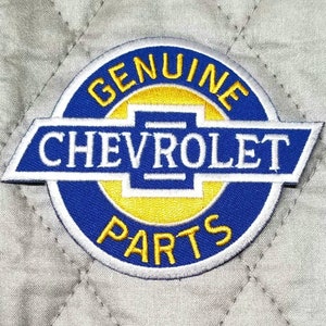 Genuine Chevrolet Parts Embroidered Racing Patch 3&quot;