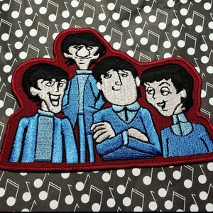 Iron On The Beatle Embroidered Patch 3" X 5"