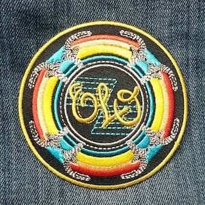 Electric Light Orchastra Rare! Embroidered Iron on Patch 3 1/4"