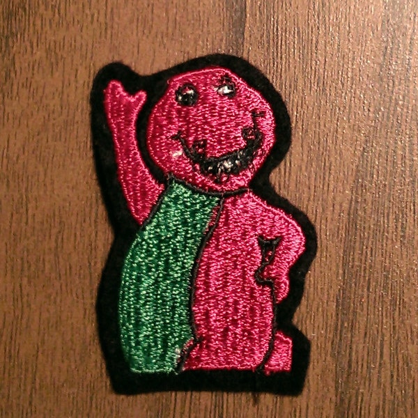 Vintage Barney Embroidered Patch