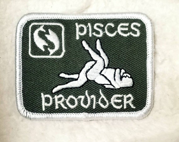 Vintage Pisces Astrology Sign Sex Position Embroidered Iron
