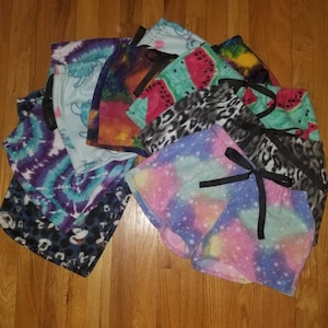 Super soft fleece sleep shorts