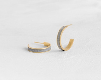 Hoop earrings, minimalist earrings, Gold statement earrings, contemporary earrings, Elegant earrings, Delicate hoops