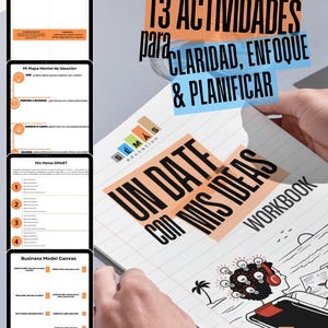 SúperKit "Date con tus Ideas”: Workbook + Micro-Curso Para Un Solo-Business Retreat Estratégico de 1 Día