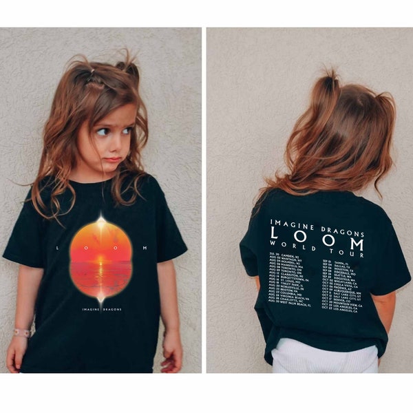Imagine Dragons - Loom Tour 2024 Kids Shirt, Imagine Dragons Band Fan Youth Shirt, Imagine Dragons 2024 Kids Shirt, Loom New Album Shirt