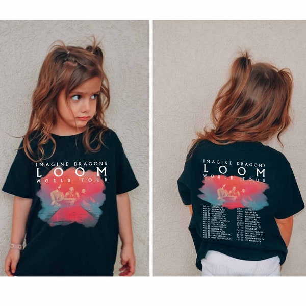 Imagine Dragons - Loom Tour 2024 Kids Shirt, Imagine Dragons Band Fan Youth Shirt, Imagine Dragons 2024 Kids Shirt, Loom New Album Shirt