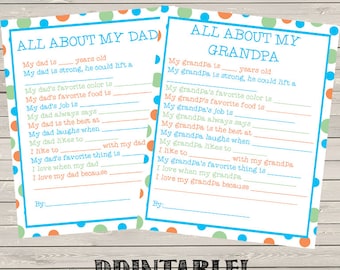 Vader en opa afdrukbare Kids cadeau!