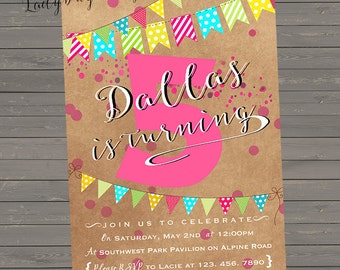 Kids Birthday Invite