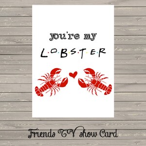 You&#39;re My Lobster Card - *****DIGITAL DOWNLOAD****