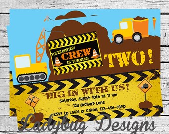 Bouw verjaardagsuitnodiging