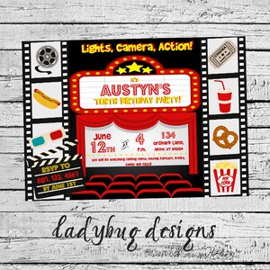 Movie Night Invitation