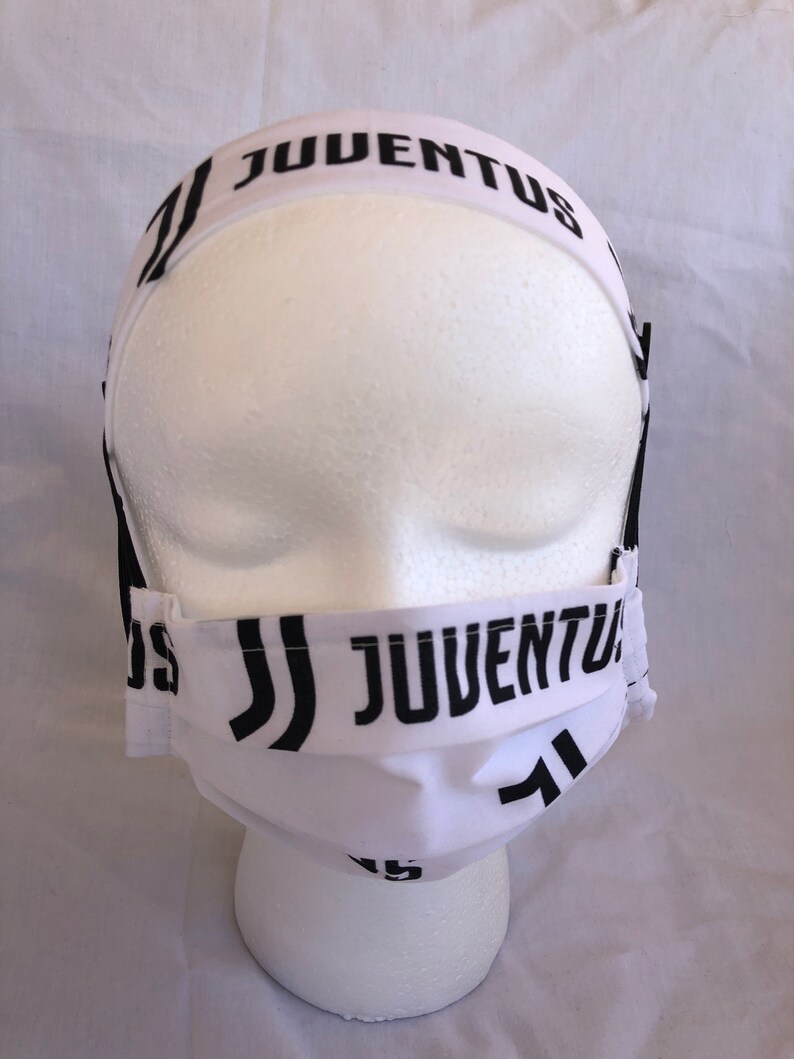 JUVENTUS FC Headband or Earsaver or Face mask Reusable | Etsy