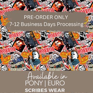 Pre orders only! Horror Michael Myers | Halloween Scrub cap| Scary movies Surgical caps | Pony | Euro