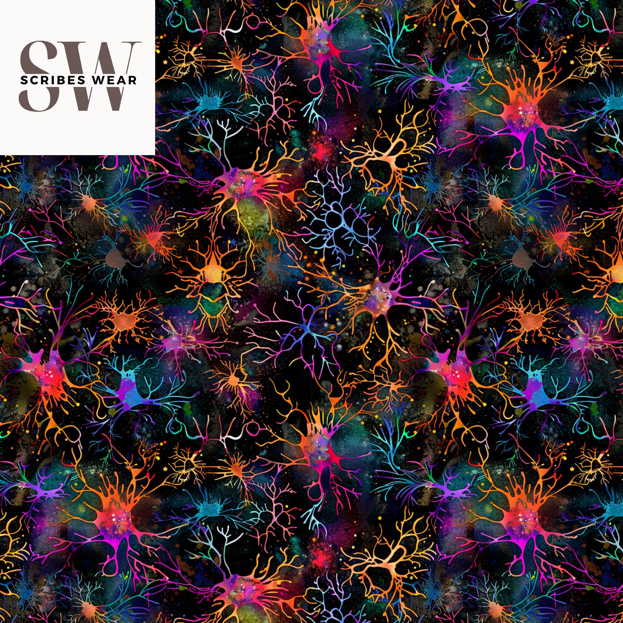 Neuron Cap Pre-orders Only! Multi Color Ganglia Brain Neurons Surgical Caps | Pony ...