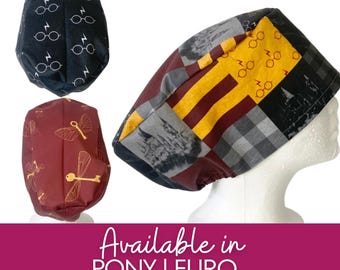 Pre-Orders Only! Witches and Wizards Surgical caps Pony | Euro | Men's Euro- Placement will VARY