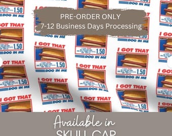 Pre orders only! Skull cap- I got that DOG in me | humor scrub cap | Surgical cap