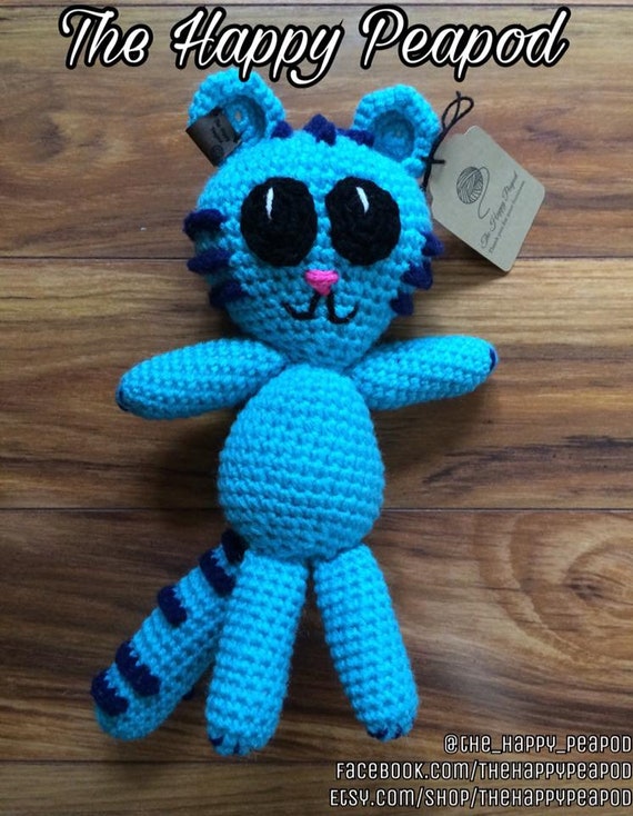 blue tiger stuffed animal